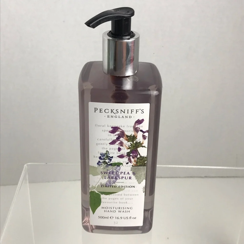NEW - PECKSNIFF'S Limited Edition Sweet Pea & Larkspur Moisturizing Hand Wash